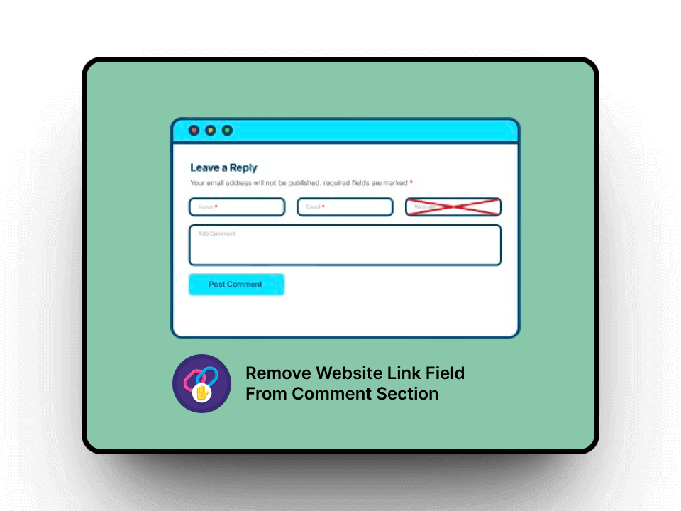 Remove Website Link Field From Comment Section